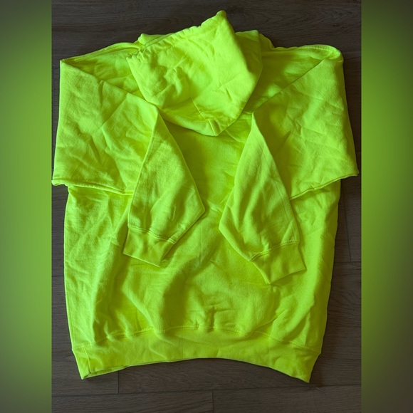 Primitive Hoodie Neon Yellow LARGE NEW - Picture 5 of 5